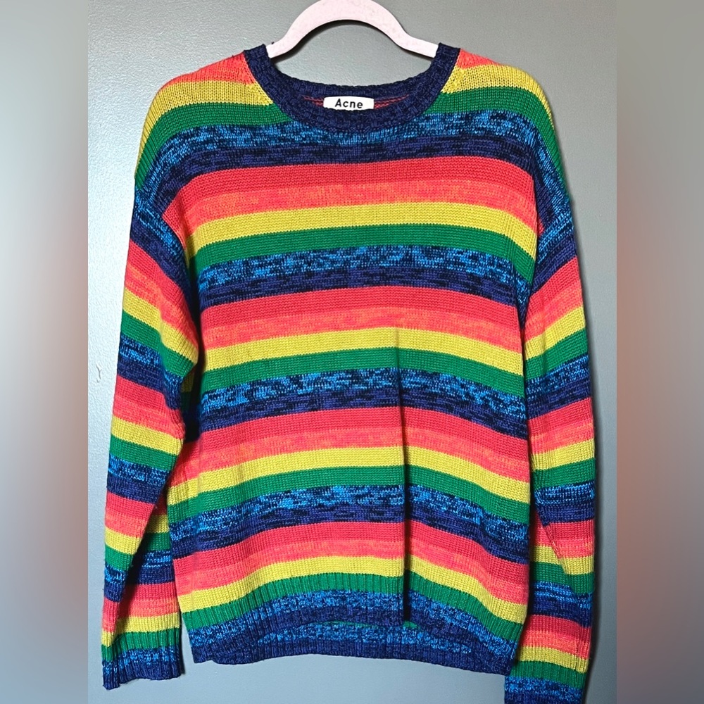 Acne Studios Rainbow Oversized Sweater